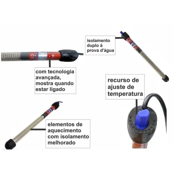 Aquecedor de Aquário Sobo HS-100 - Image 2